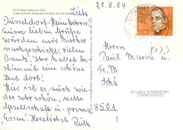 Bad Heilbrunn Cafe-Kurheim Waldrast – Bild 2