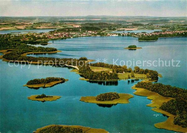 Ploen See Fliegeraufnahme Prinzeninsel