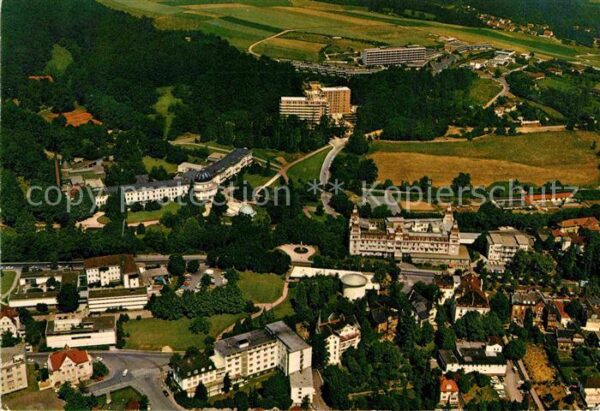 Bad Wildungen Fliegeraufnahme Kurviertel