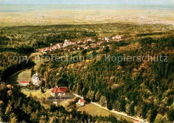 Malsch Karlsruhe Fliegeraufnahme Standke's Waldhaus