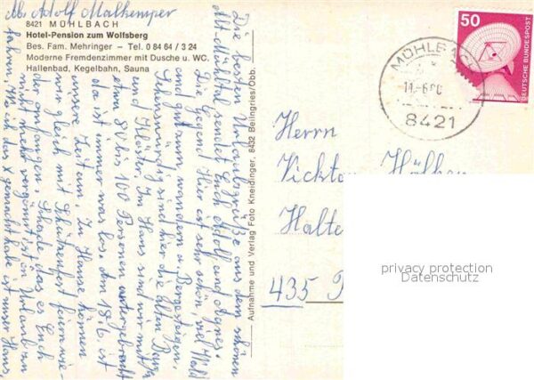 Muehlbach Kelheim Hotel Pension Wolfsburg – Bild 2