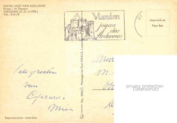 Vianden Hotel Hof van Holland – Bild 2