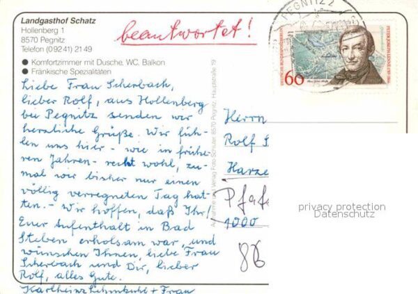 Pegnitz Landgasthof Schatz – Bild 2