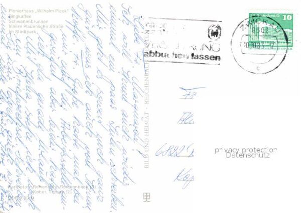 Zwickau Sachsen Pionierhaus Wilhelm Pieck Ringkaffee Sc – Bild 2