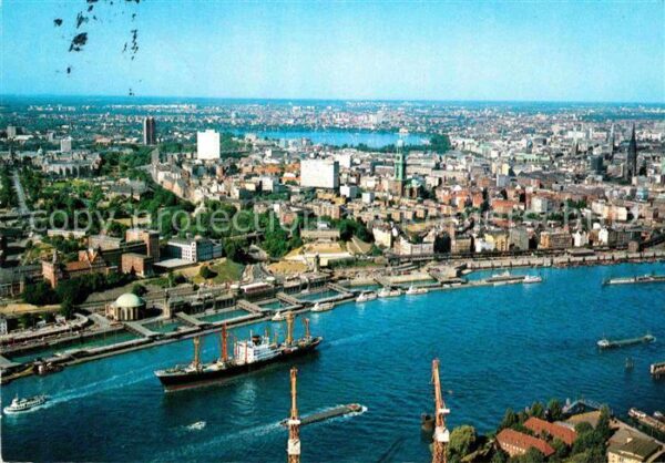 Hamburg Elbe Panorama