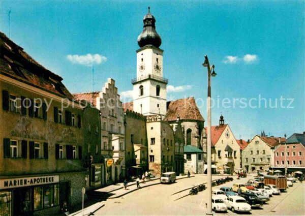 Cham Oberpfalz Marktplatz Marien-Apotheke