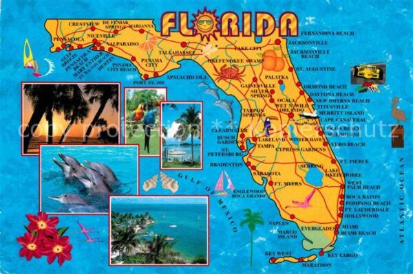 Florida Keys Landkarte