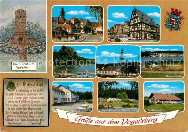 Schotten Hessen Berggasthaus Hoherodskopf Lauetrbach Bi