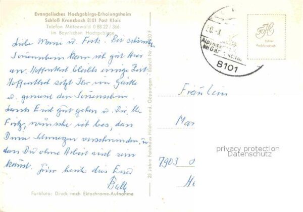 Klais Evangelisches Hochgebirgs Erholungsheim – Bild 2