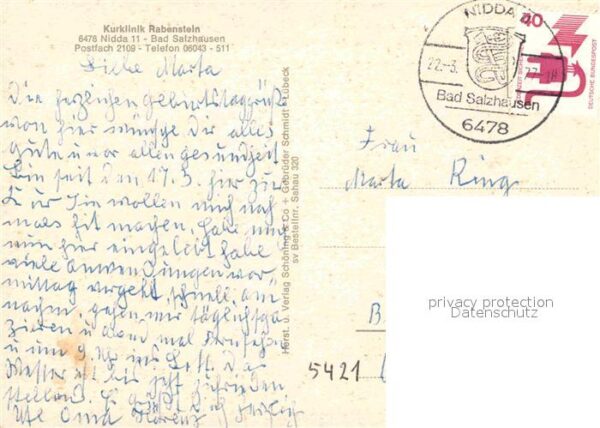 Bad Salzhausen Kurklinik Rabenstein – Bild 2