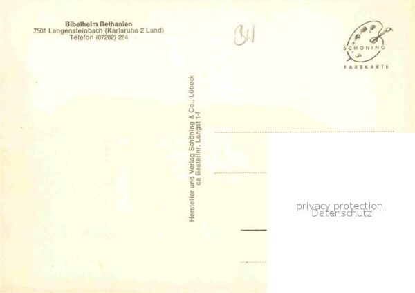Langensteinbach Karlsbad Bibelheim Bethanien – Bild 2