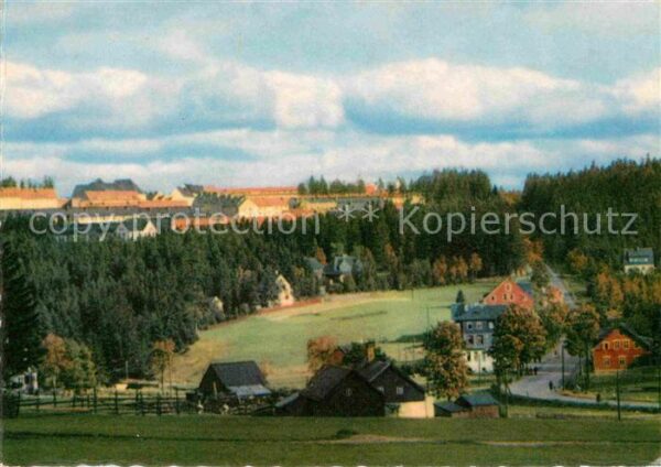 Steinbach Johanngeorgenstadt Blick auf Johanngeorgenstadt