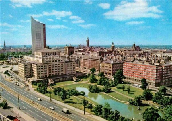 Leipzig Oper Hochhaus Karl Marx Universität