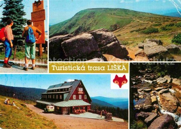 Krkonose Turistika trasa Liska