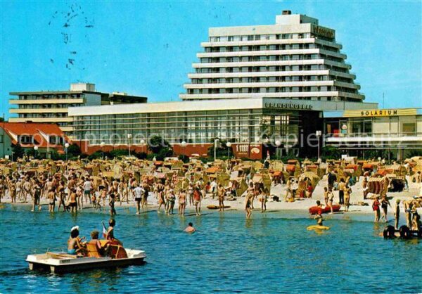 Groemitz Ostseebad Strand Meerwasser- Brandungsbad