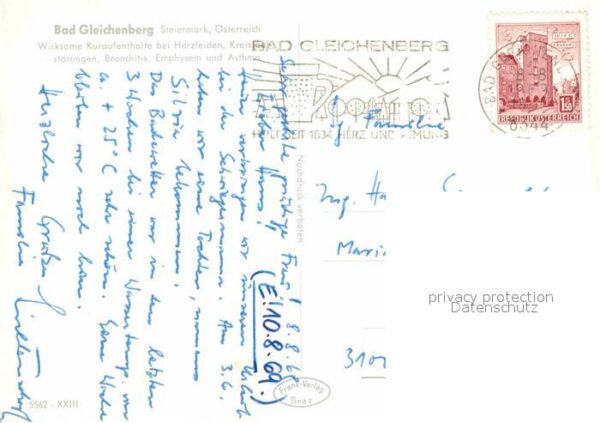 Bad Gleichenberg Kurhaus Schwimmbad Kurgarten – Bild 2