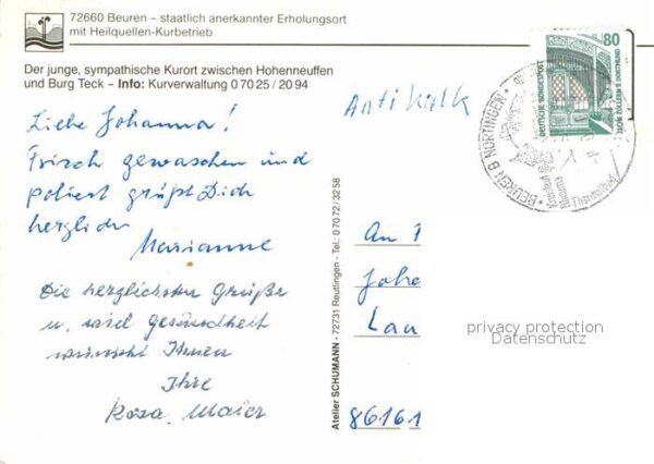 Beuren Nuertingen Fliegeraufnahme – Bild 2
