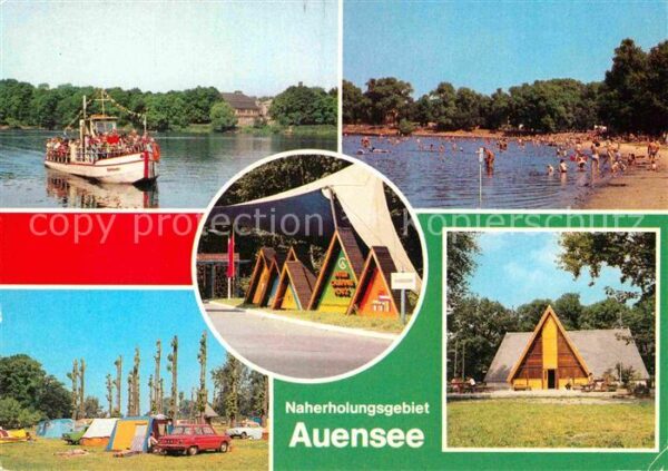 Leipzig Auuensee Personenschiff Campingplatz Ki