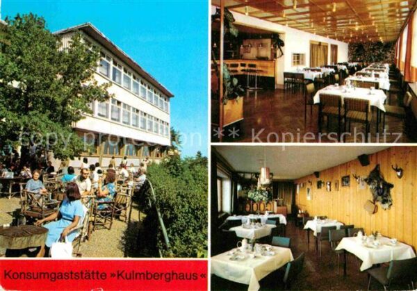 Saalfeld Saale Gaststätte Klumberghaus