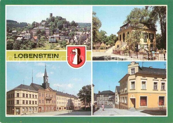 Lobenstein Bad Allen Turm Parkpavillon Markt mit Ratha