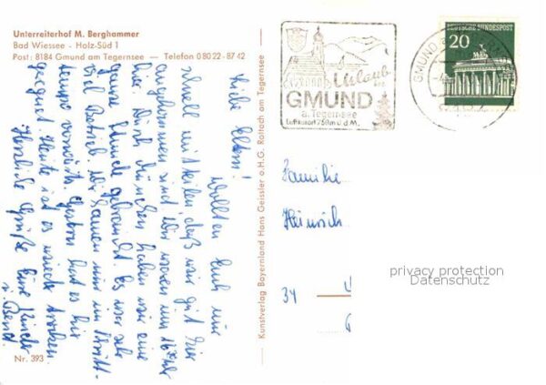 Gmund Tegernsee Unterreiterhof Berghammer – Bild 2