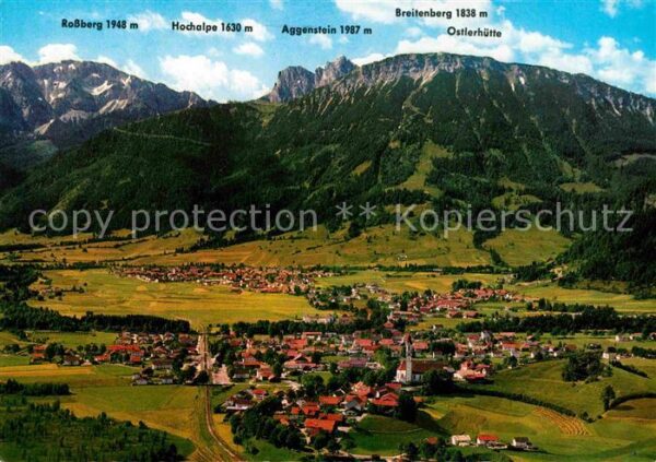 Pfronten Fliegeraufnahme