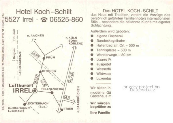 Irrel Hotel Koch Schilt – Bild 2
