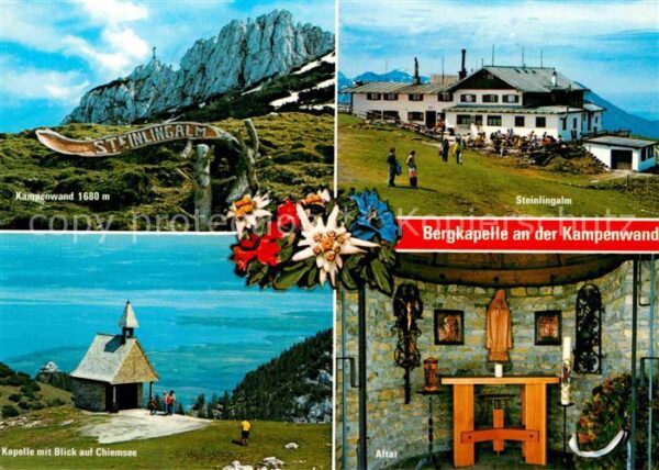 Aschau Chiemgau Kampenwand Bergkapelle  Steinlingalm