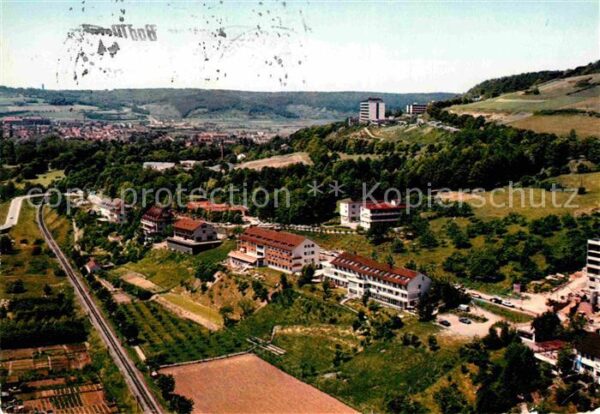 Bad Mergentheim Fliegeraufnahme Kurhäuser im Erlenbacht