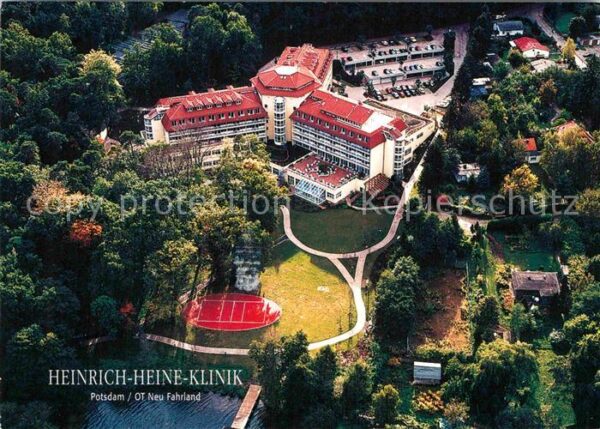 Neu Fahrland Fliegeraufnahme Heinrich Heine Klinik