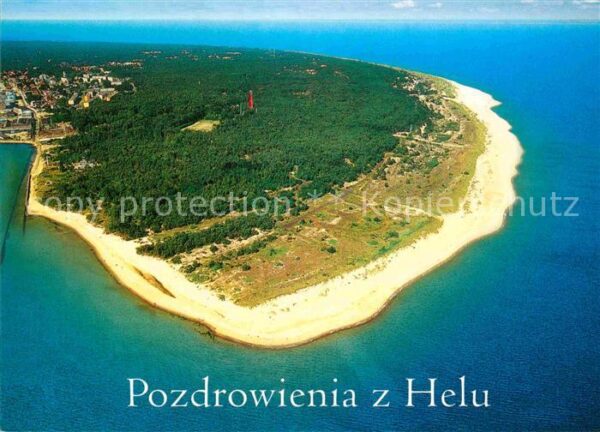 Pozdrowienia Fliegeraufnahme Leuchtturm