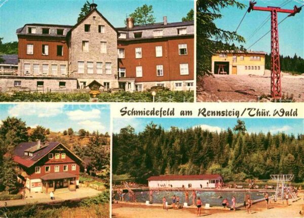 Schmiedefeld Rennsteig Erholungsheim Stutenhaus Liftbaude am E