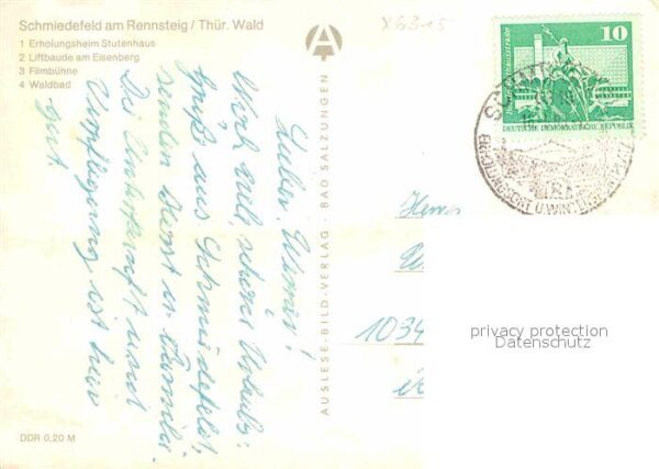 Schmiedefeld Rennsteig Erholungsheim Stutenhaus Liftbaude am E – Bild 2