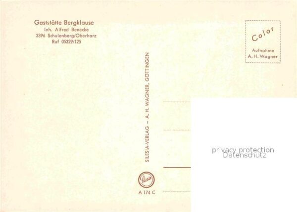 Schulenberg Oberharz Gaststätte Bergklause – Bild 2