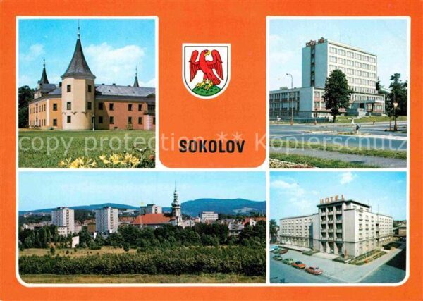 Sokolov Hochhaus Hotel Gesamtansicht Kirche