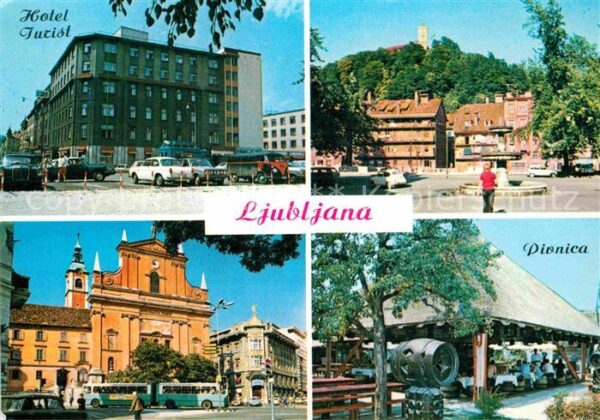 Ljubljana Hotel Tourist Kirche Brunnen Pionica