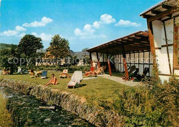 Oberkirchen Sauerland Hotel Seehütte Garten