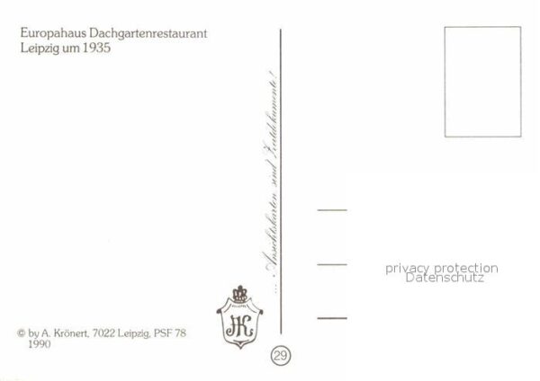 Leipzig Europahaus Dachgartenrestaurant – Bild 2