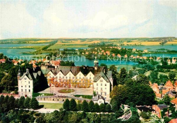 Ploen See Fliegeraufnahme Schloss