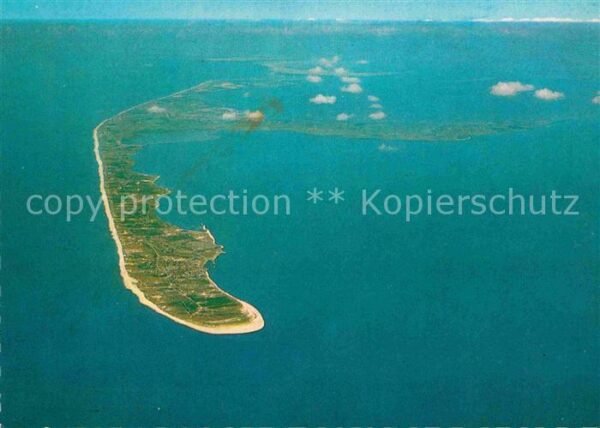 Sylt Fliegeraufnahme von Süden mit Insel Röm