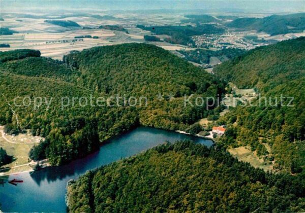 Bad Lauterberg Fliegeraufnahme Wiesenbeker Teich mit C