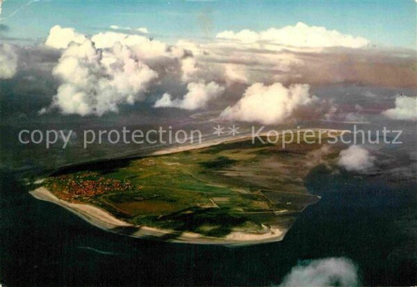 Langeoog Nordseebad Fliegeraufnahme
