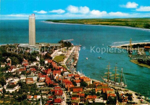 Travemuende Ostseebad Fliegeraufnahme