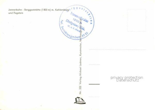 Berchtesgaden Berggaststätte Jennerbahn Terrasse – Bild 2