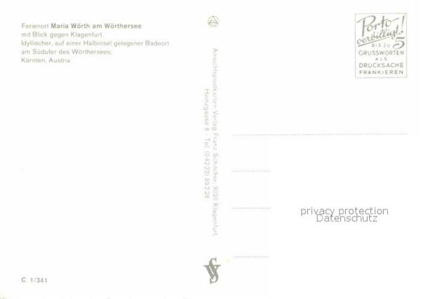 Maria Woerth Woerthersee Fliegeraufnahme mit Blick nach Klagenfu – Bild 2