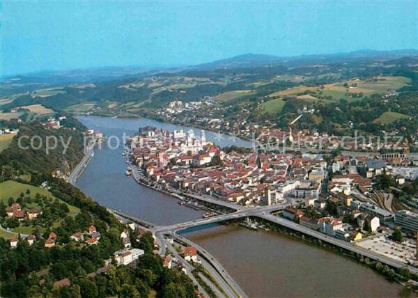 Passau Fliegeraufnahme