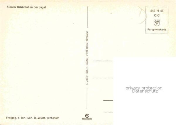 Schoental Jagst Fliegeraufnahme Kloster – Bild 2