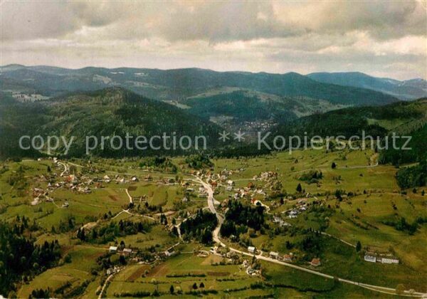 Haeusern Schwarzwald Fliegeraufnahme