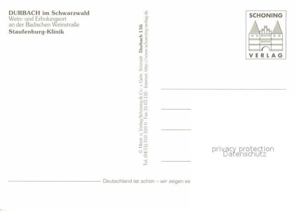 Durbach Fliegeraufnahme Staufenburg Klinik – Bild 2