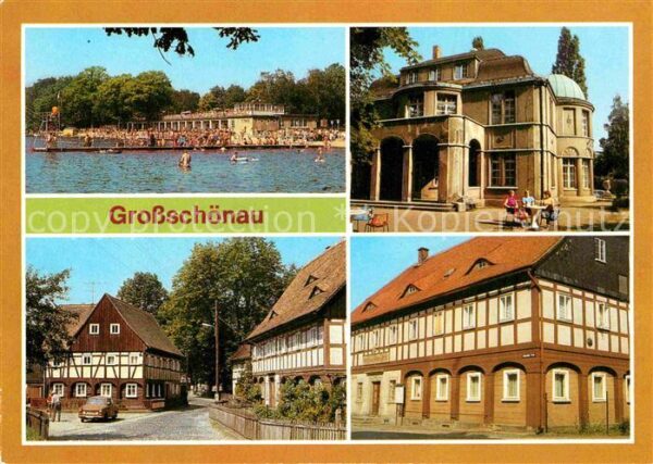Grossschoenau Sachsen Waldstrandbad Erholungsheim Julius Wörd